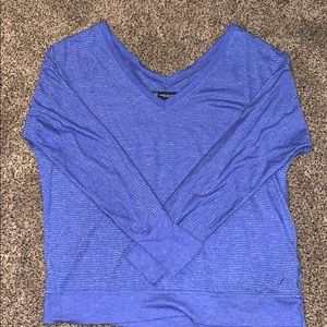 Blue Sparkly Long Sleeve